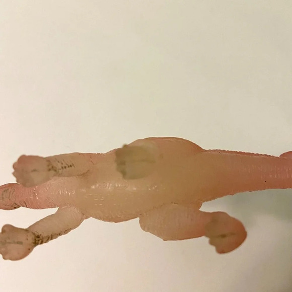 Vintage Glow in the  Dark Dinosaur Figures Stegosaurus Saurornitholestes Toys - Picture 6 of 12